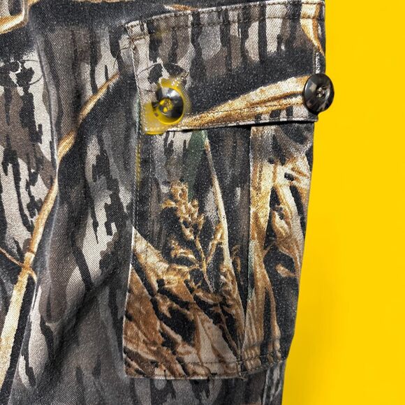 2000s Mossy Oak Camo Hunting Pants – Grass/Brush Pattern – Size XL - Picture 7 of 8